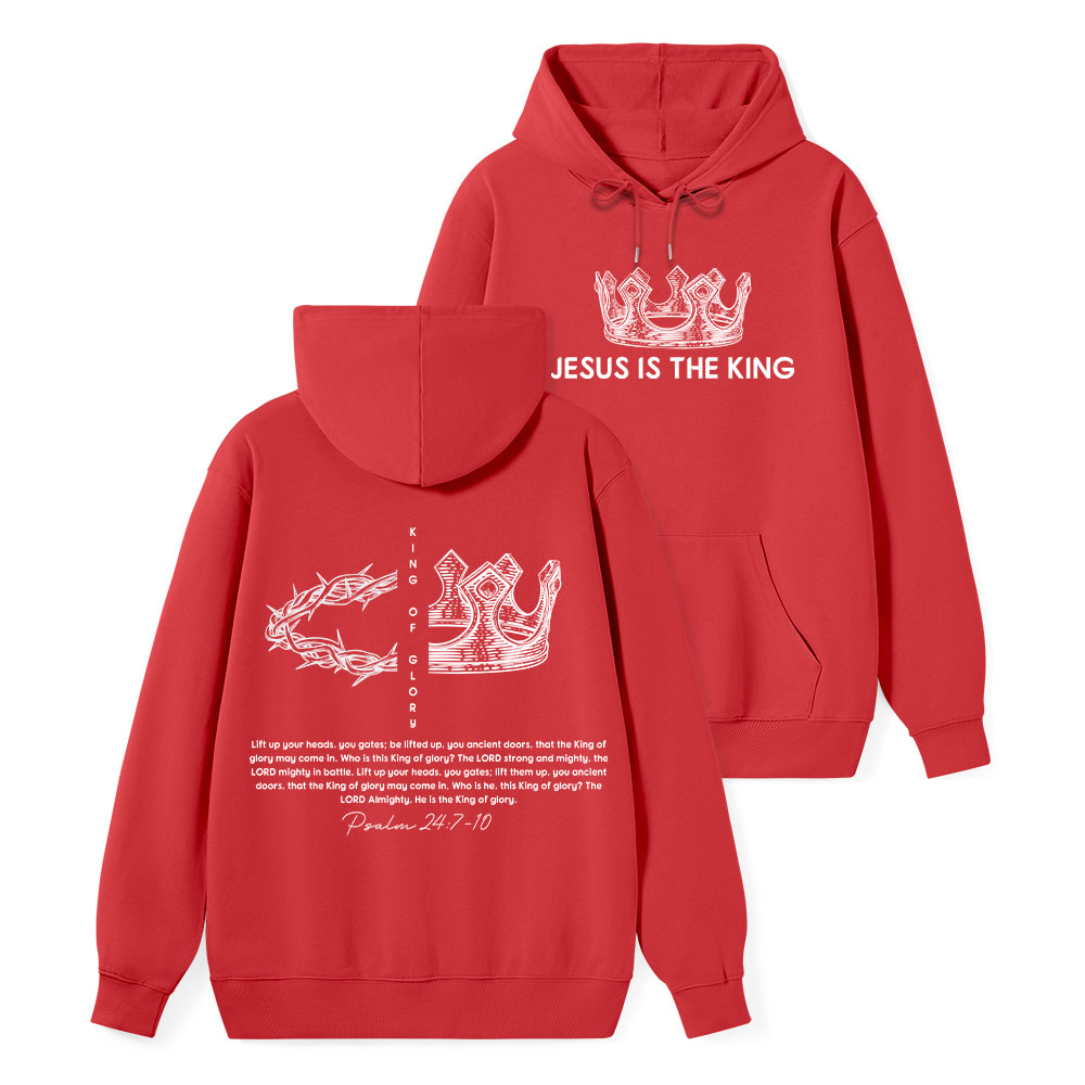 King Of Glory Classic Christian Hoodie