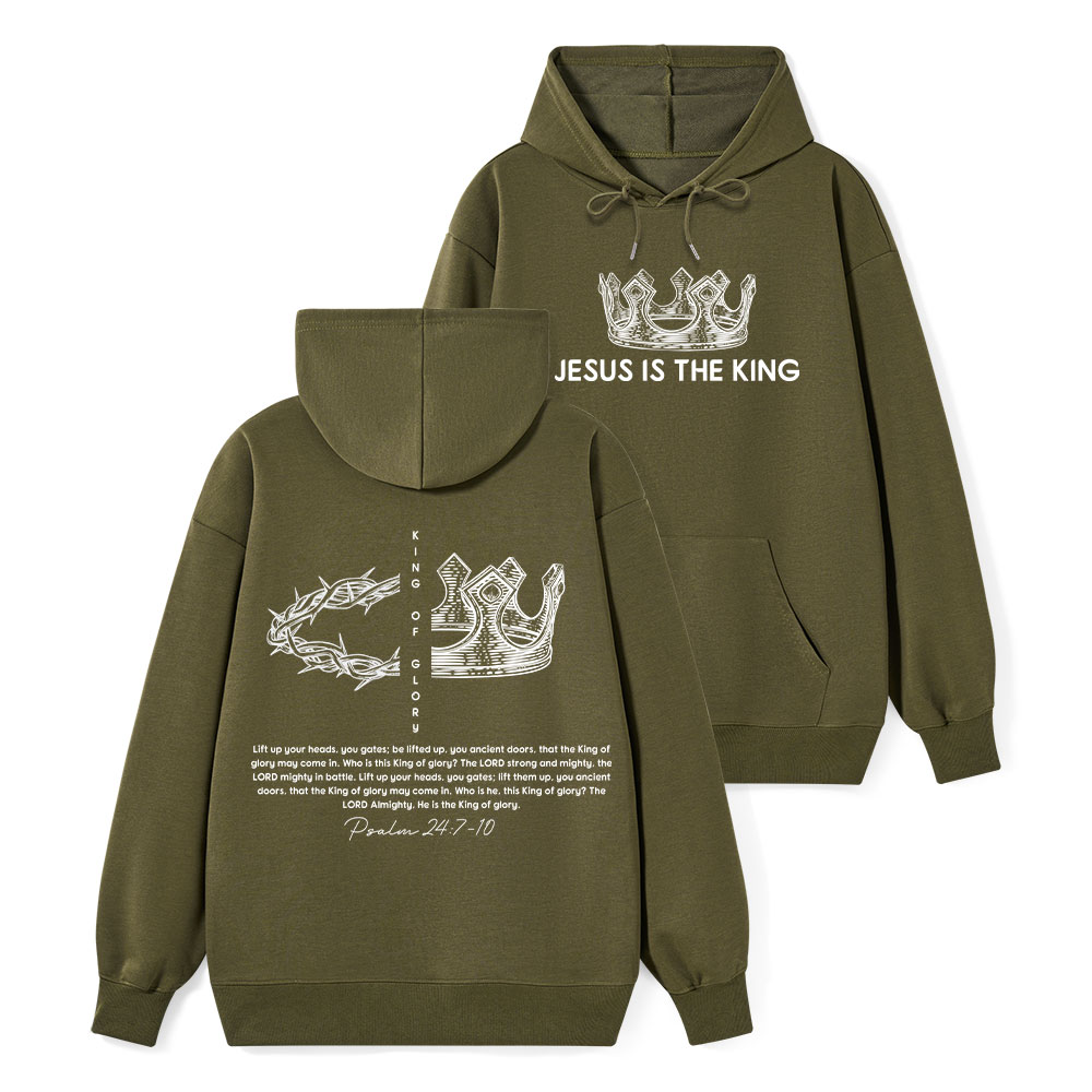 King Of Glory Classic Christian Hoodie