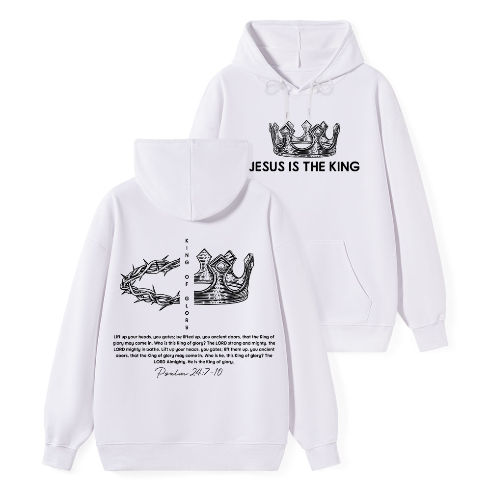 King Of Glory Classic Christian Hoodie