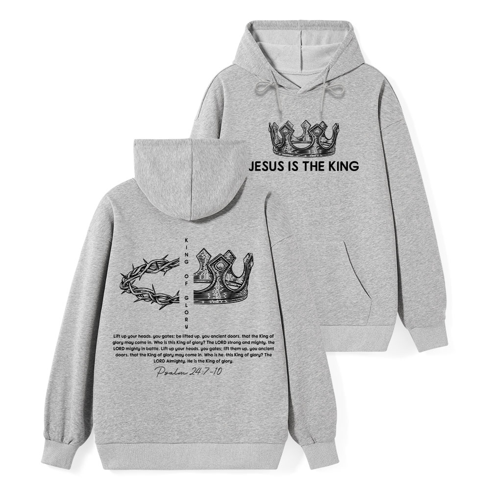 King Of Glory Classic Christian Hoodie