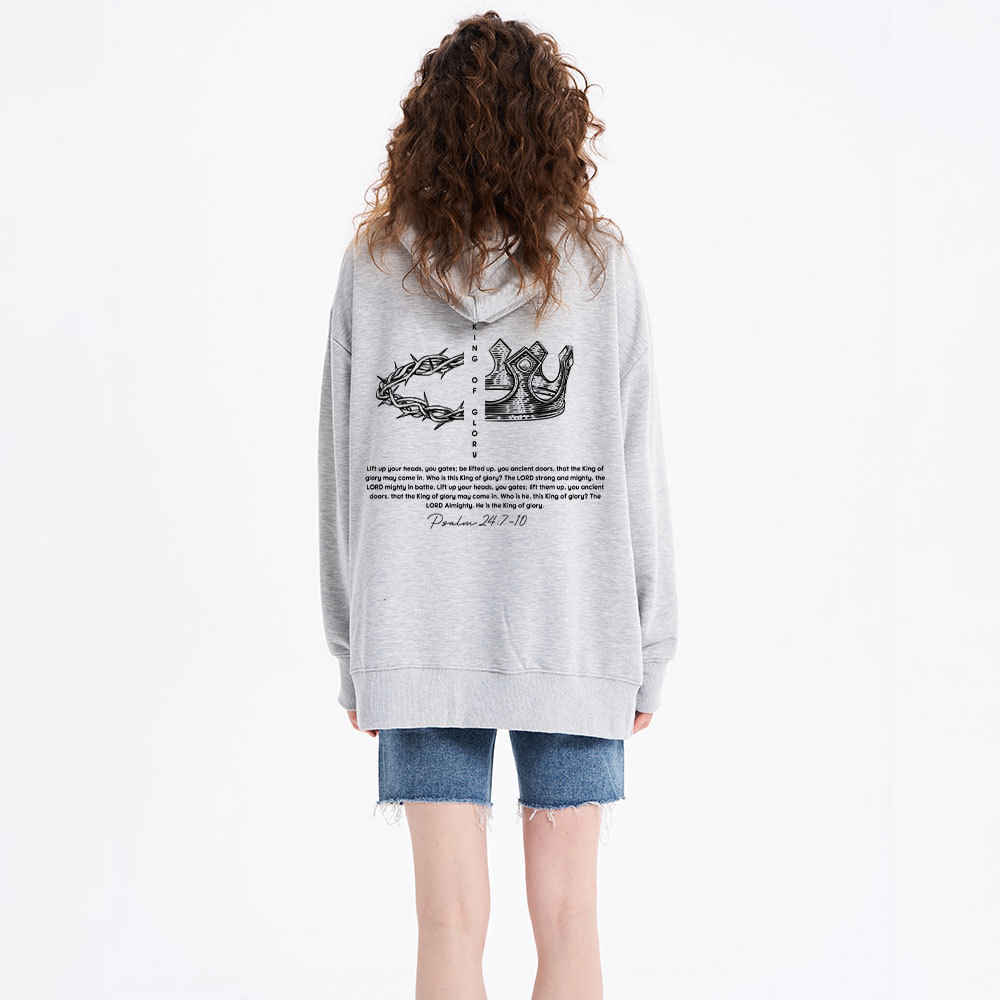 King Of Glory Classic Christian Hoodie