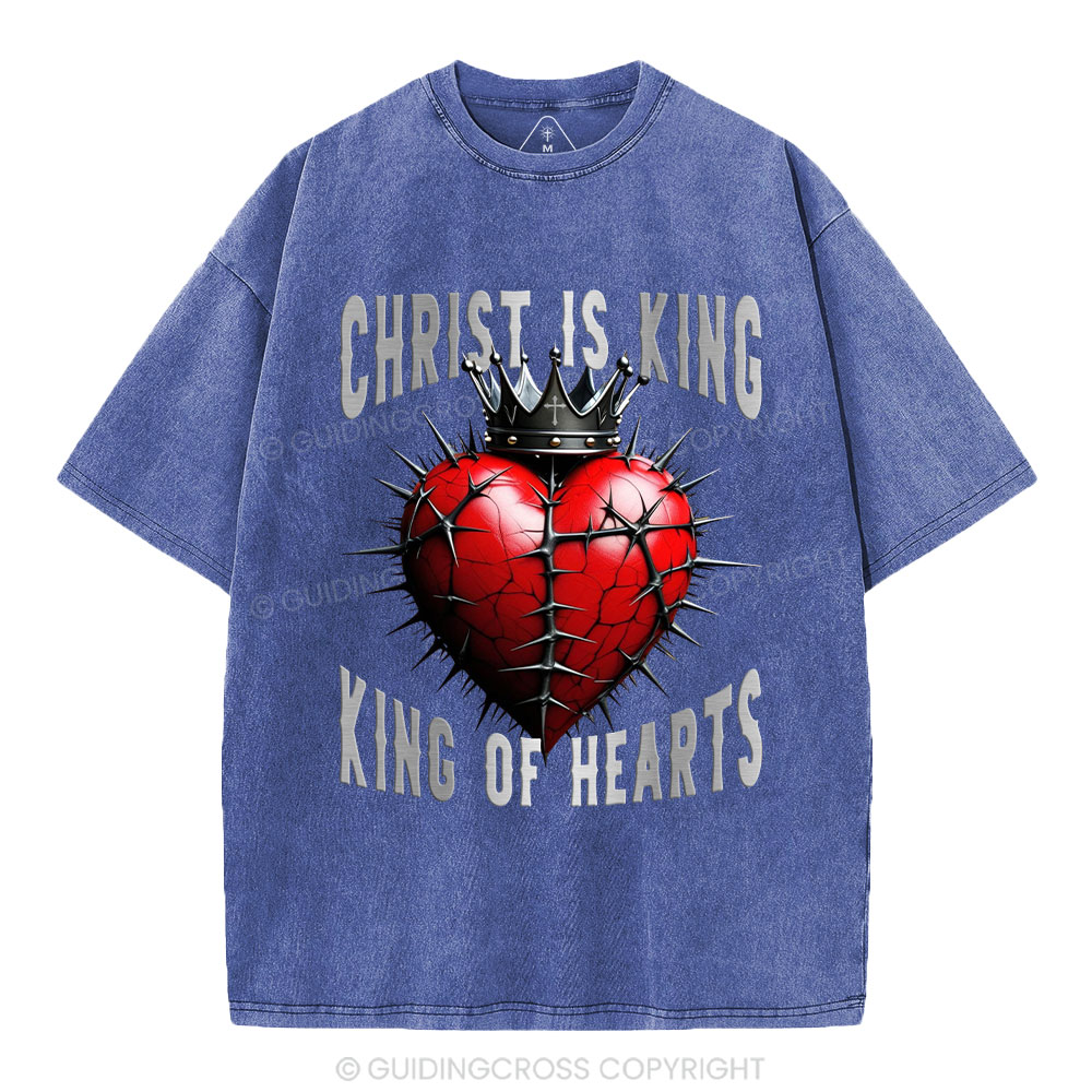 King Of Hearts Christian Washed T-Shirt