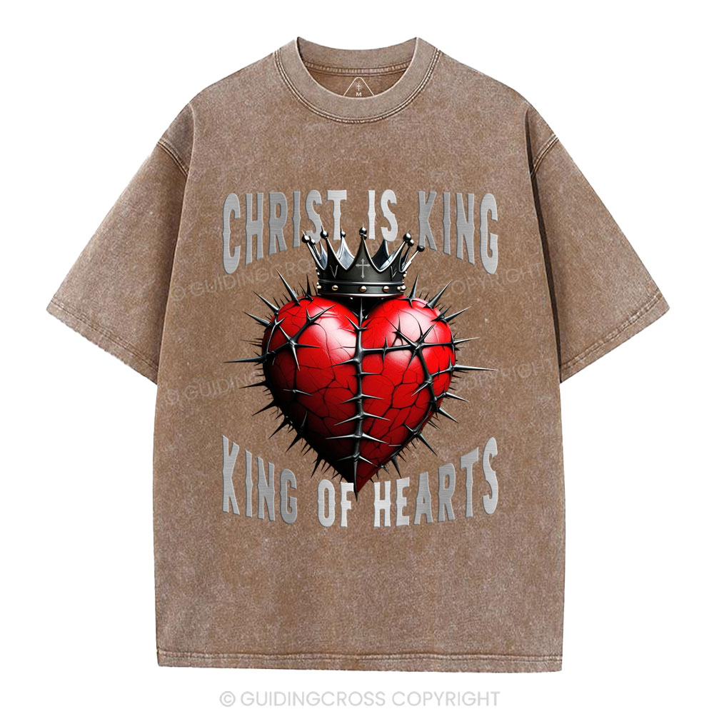 King Of Hearts Christian Washed T-Shirt