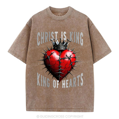 King Of Hearts Christian Washed T-Shirt