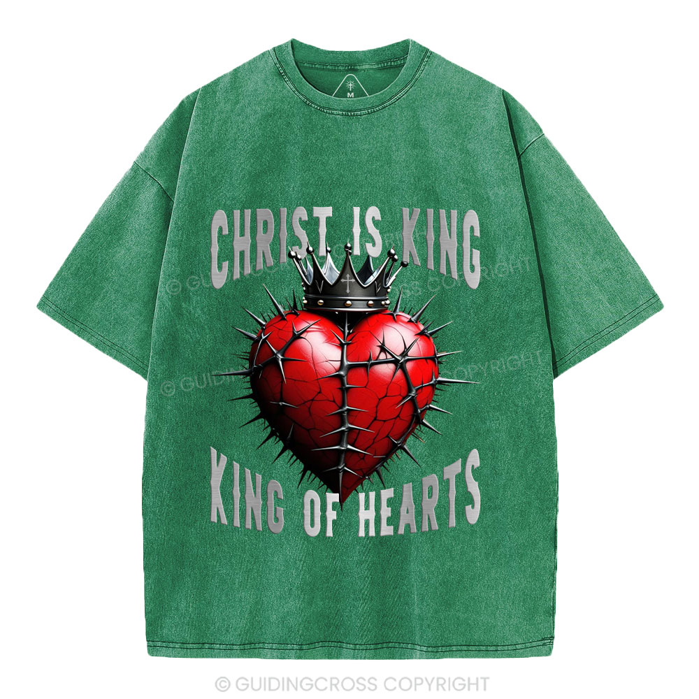King Of Hearts Christian Washed T-Shirt