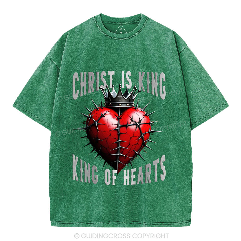 King Of Hearts Christian Washed T-Shirt