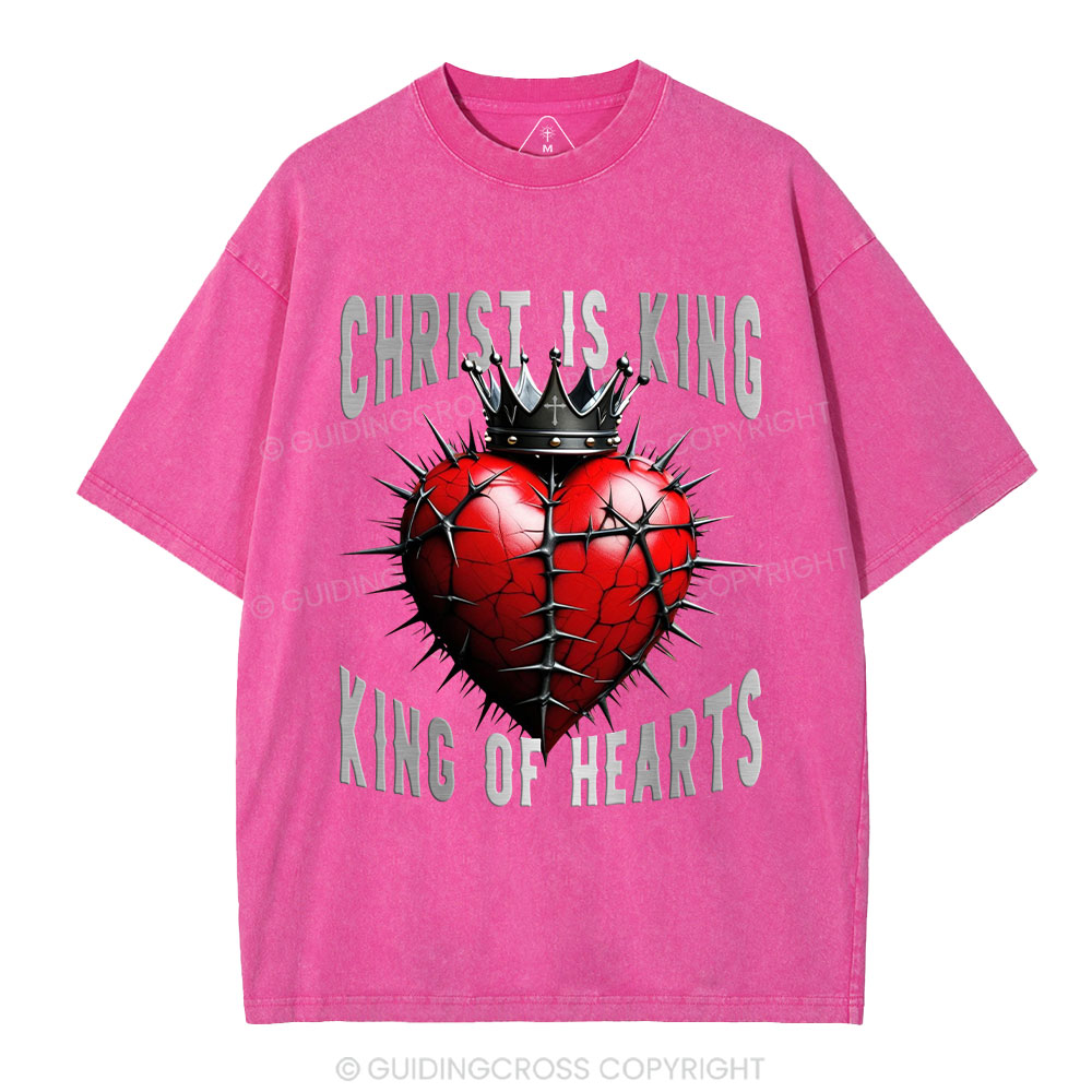 King Of Hearts Christian Washed T-Shirt