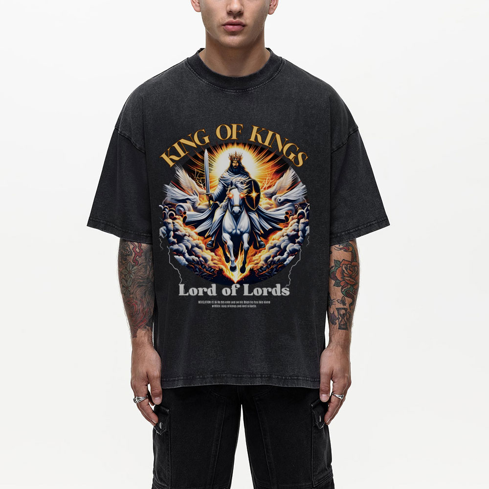 King Of King Christian Washed T-Shirt
