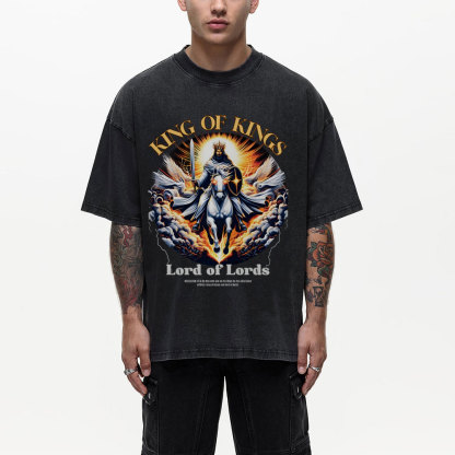 King Of King Christian Washed T-Shirt
