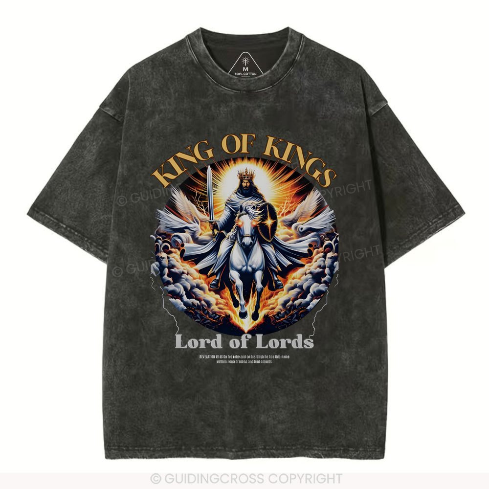 King Of King Christian Washed T-Shirt