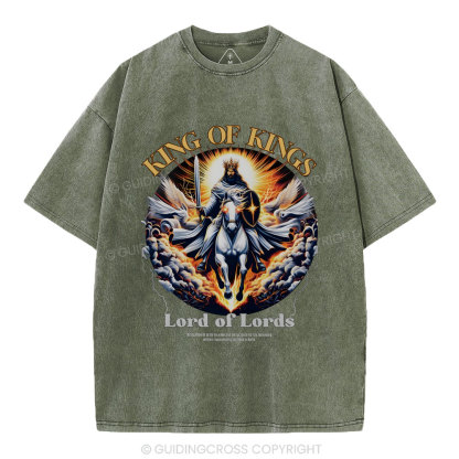 King Of King Christian Washed T-Shirt