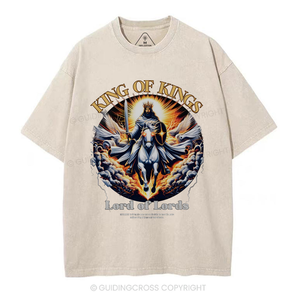 King Of King Christian Washed T-Shirt