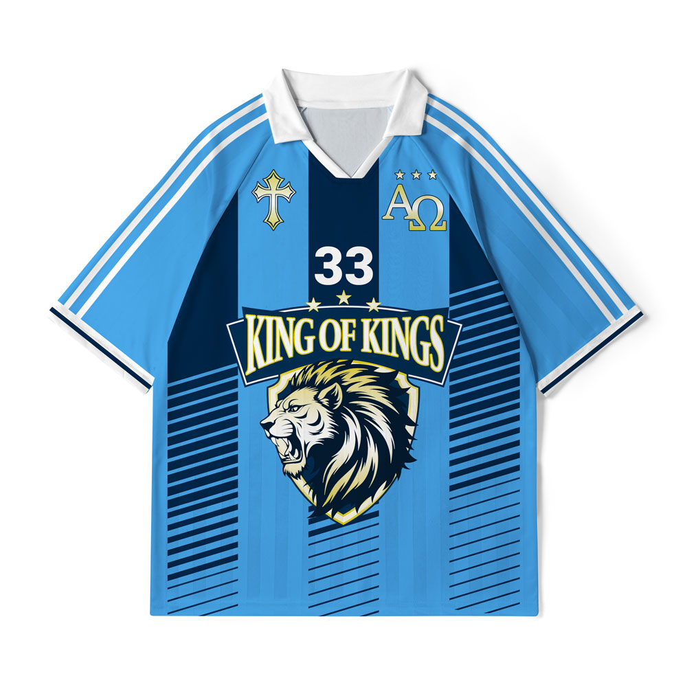 King Of Kings Christian Collar Jersey