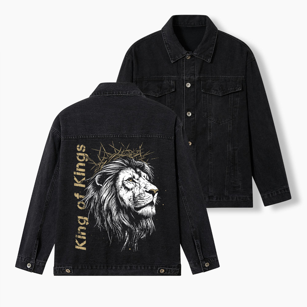 King Of Kings Christian Denim Jacket