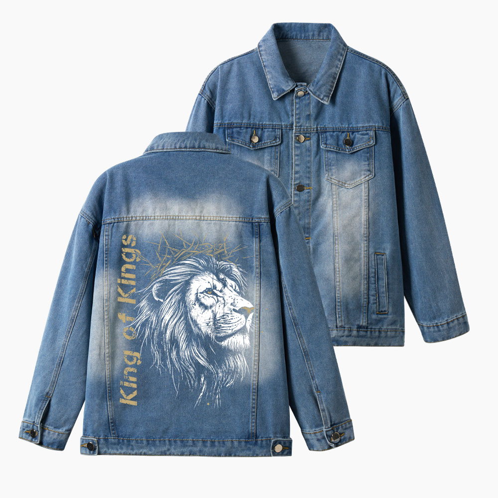 King Of Kings Christian Denim Jacket