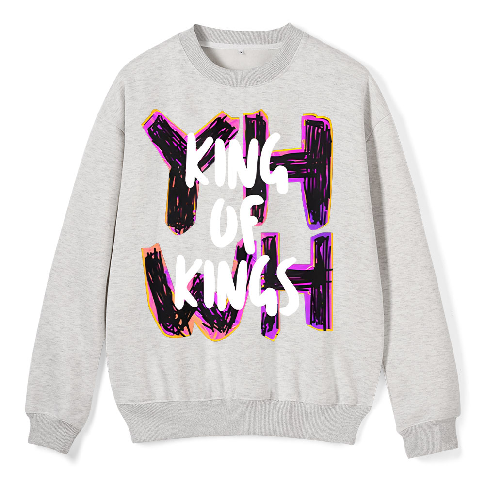 King Of Kings Christian Fleece Sweatshirt