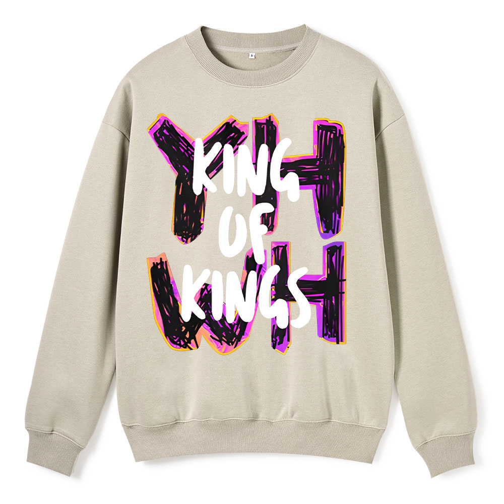 King Of Kings Christian Fleece Sweatshirt