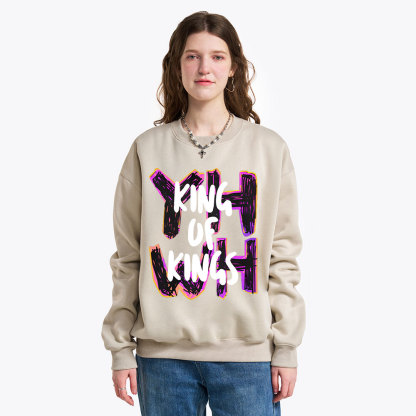 King Of Kings Christian Fleece Sweatshirt