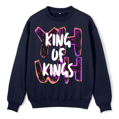 King Of Kings Christian Fleece Sweatshirt