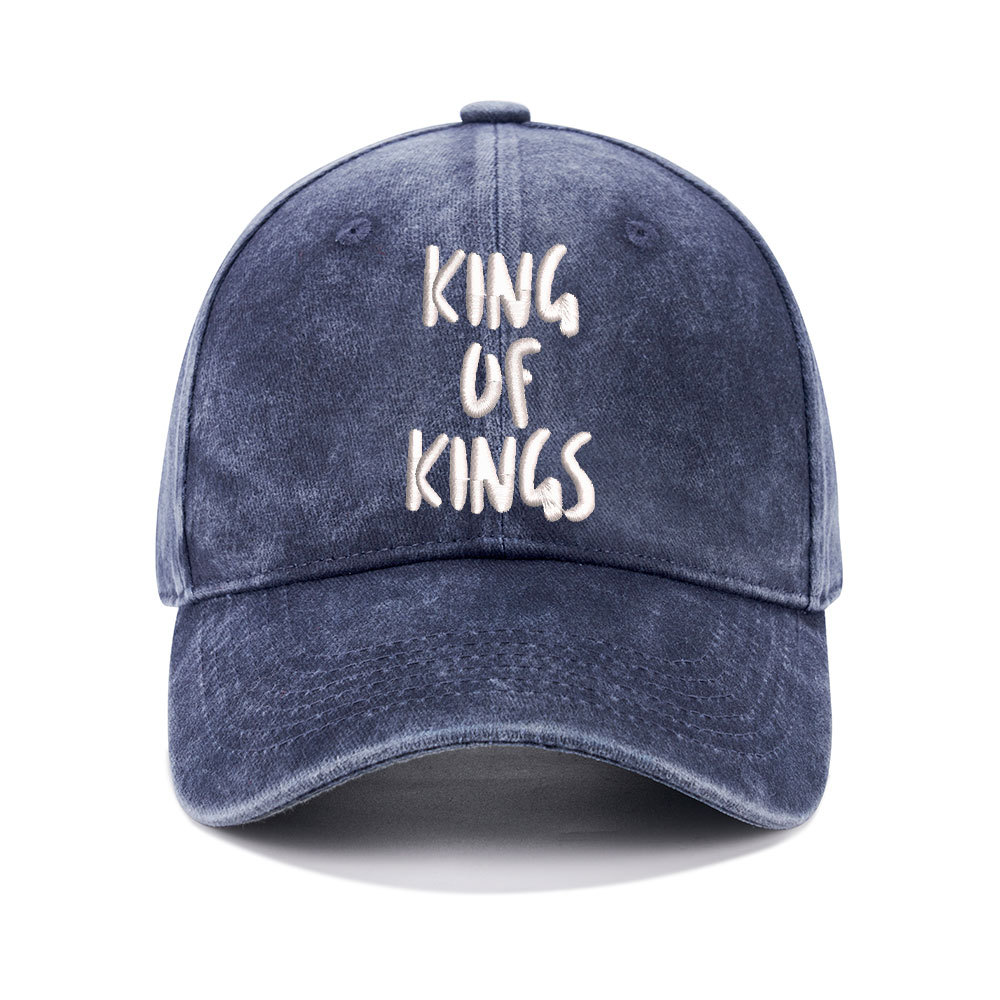 King Of Kings Christian Washed Hat
