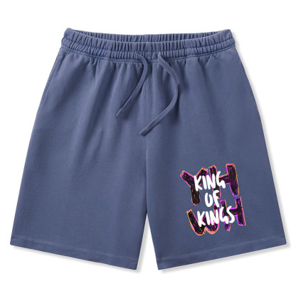 King Of Kings Christian Washed Shorts