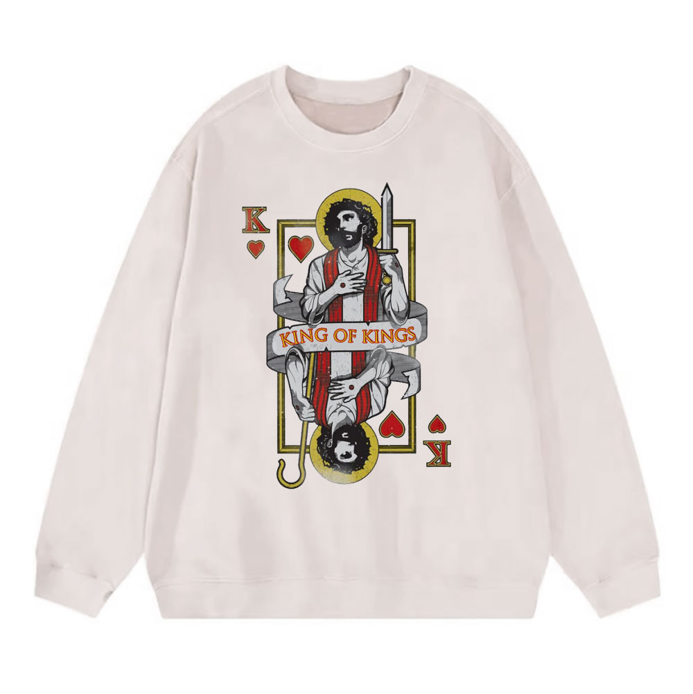 King Of Kings Christian Washed Sweatshirt