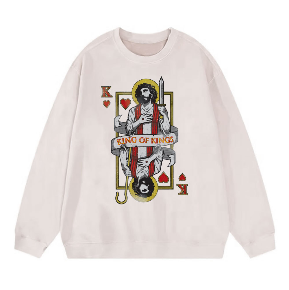 King Of Kings Christian Washed Sweatshirt