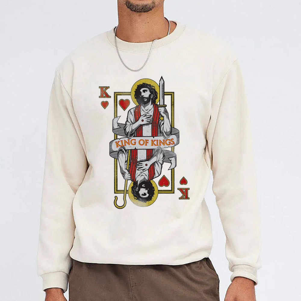 King Of Kings Christian Washed Sweatshirt