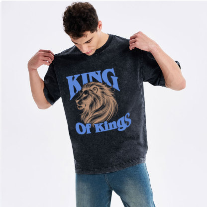 King Of Kings Christian Washed T-Shirt