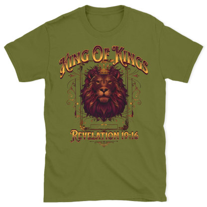 King Of Kings Christian Washed T-Shirt