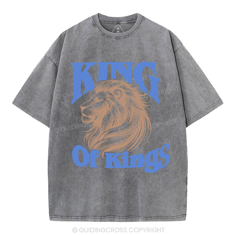 King Of Kings Christian Washed T-Shirt