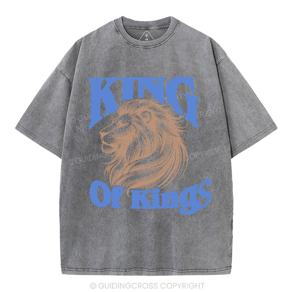 King Of Kings Christian Washed T-Shirt