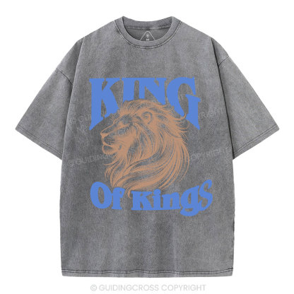 King Of Kings Christian Washed T-Shirt