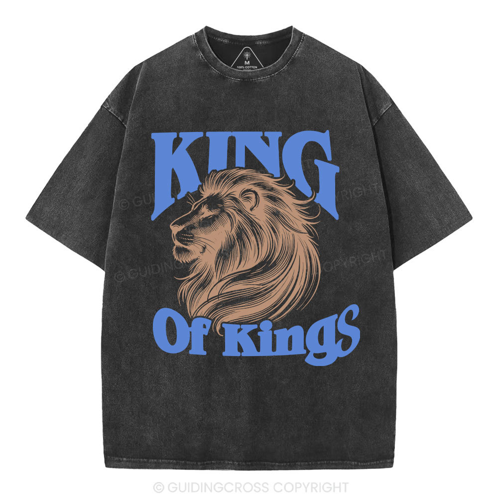 King Of Kings Christian Washed T-Shirt