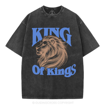 King Of Kings Christian Washed T-Shirt