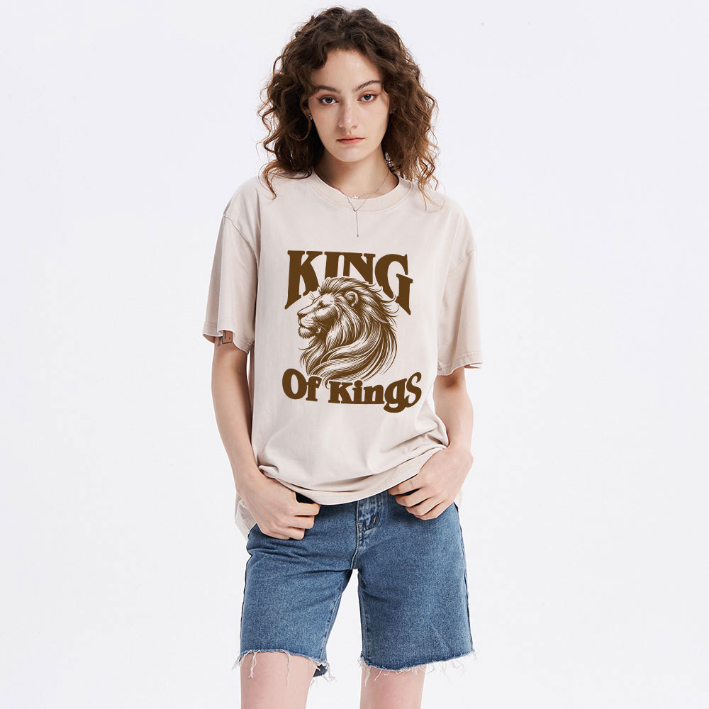 King Of Kings Christian Washed T-Shirt