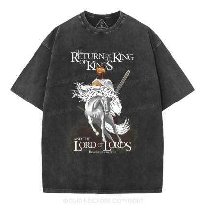 King Of Kings Christian Washed T-Shirt