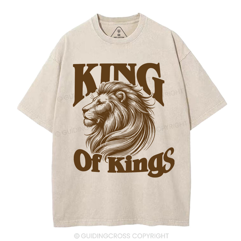 King Of Kings Christian Washed T-Shirt