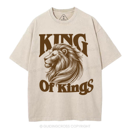 King Of Kings Christian Washed T-Shirt