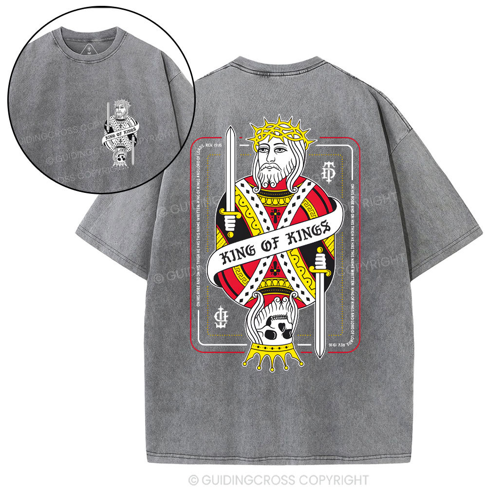 King Of Kings Christian Washed T-Shirt