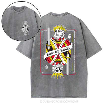 King Of Kings Christian Washed T-Shirt