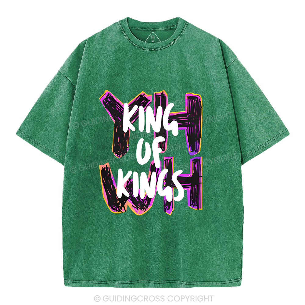 King Of Kings Christian Washed T-Shirt