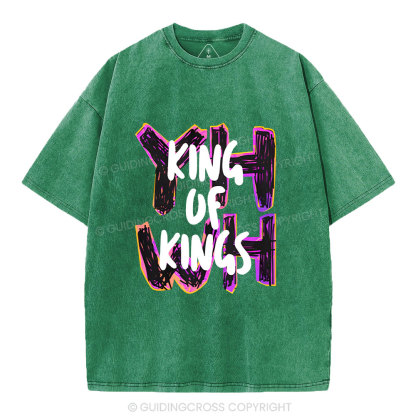 King Of Kings Christian Washed T-Shirt