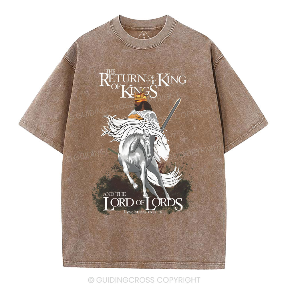 King Of Kings Christian Washed T-Shirt