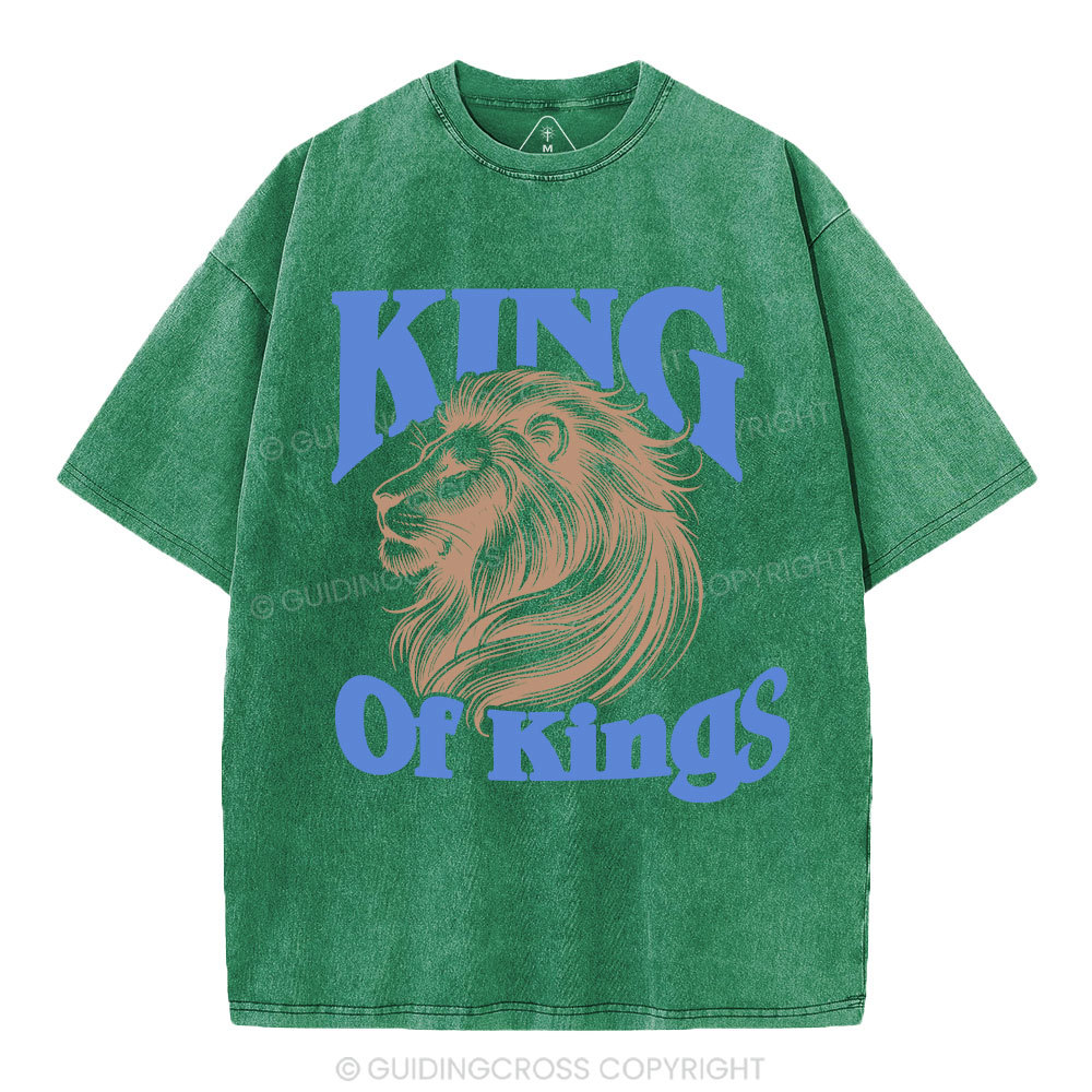 King Of Kings Christian Washed T-Shirt