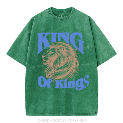 King Of Kings Christian Washed T-Shirt