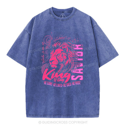 King Of Kings Christian Washed T-Shirt