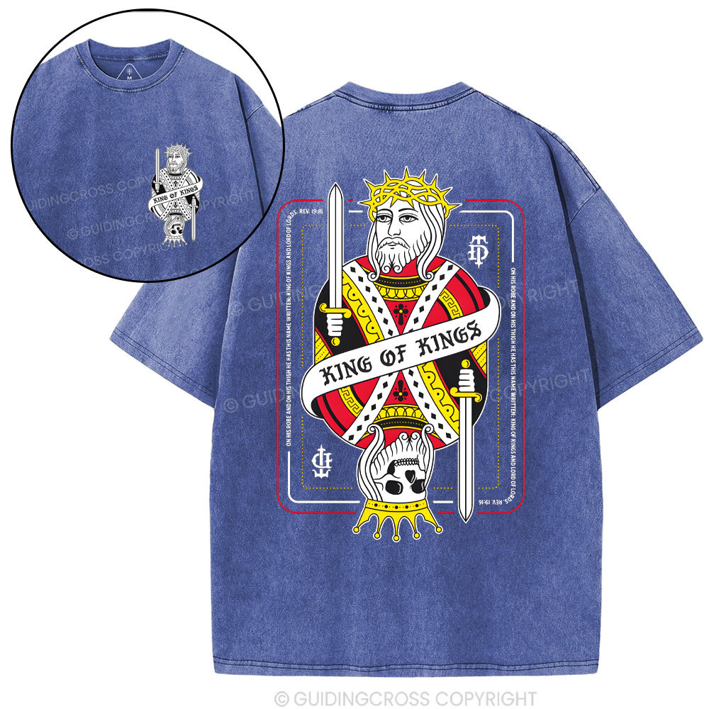 King Of Kings Christian Washed T-Shirt