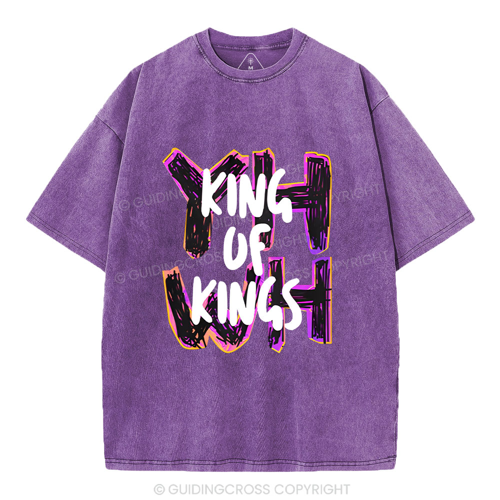 King Of Kings Christian Washed T-Shirt