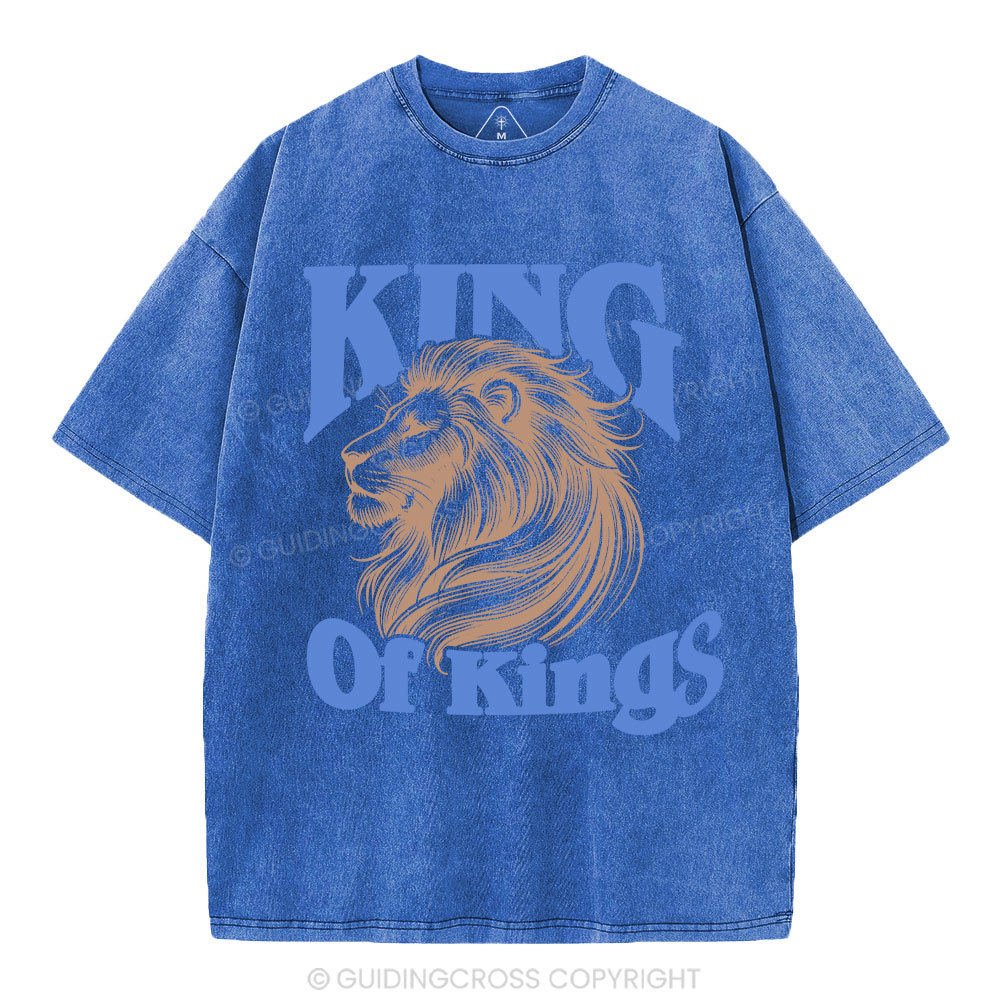 King Of Kings Christian Washed T-Shirt